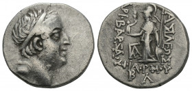 Greek
Kings of Cappadocia. Ariobarzanes I Philoromaios (96-63 BC). AR Drachm 3.7gr. 17.9mm.