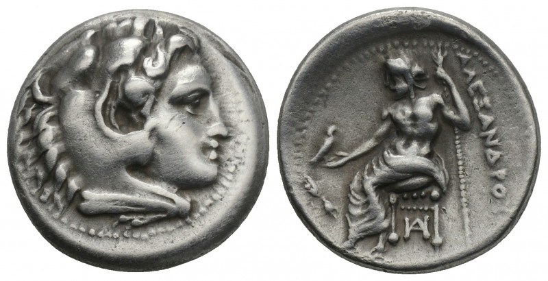 Greek
Kingdom of Macedon. Alexander III 'the Great' AR Drachm. (336-323 BC) 4.2g...