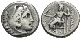 Greek
Kings of Macedon. 'Kolophon'. Philip III Arrhidaeus 323-317 BC. In the name and types of Alexander III. Struck under Menander or Kleitos, circa ...