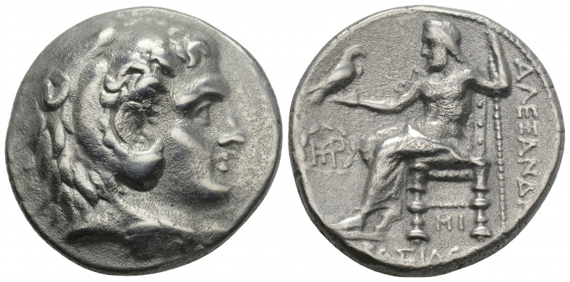 Greek
King of Macedon, Alexander III, 336-323. Tetradrachm c. 311/305, Babylon. ...