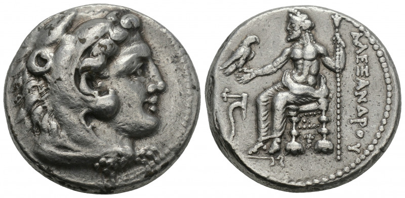 Greek
Kingdom of Macedon, Alexander III 'the Great' AR Tetradrachm. Tarsos, circ...