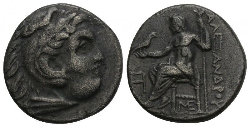 Greek
Kings of Macedon. Sardeis. Alexander III "the Great" 336-323 BC. Drachm AR...