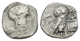 Greek
 SAMARIA. Circa 375-333 BC. Obol 0.60gr 9.6mm.