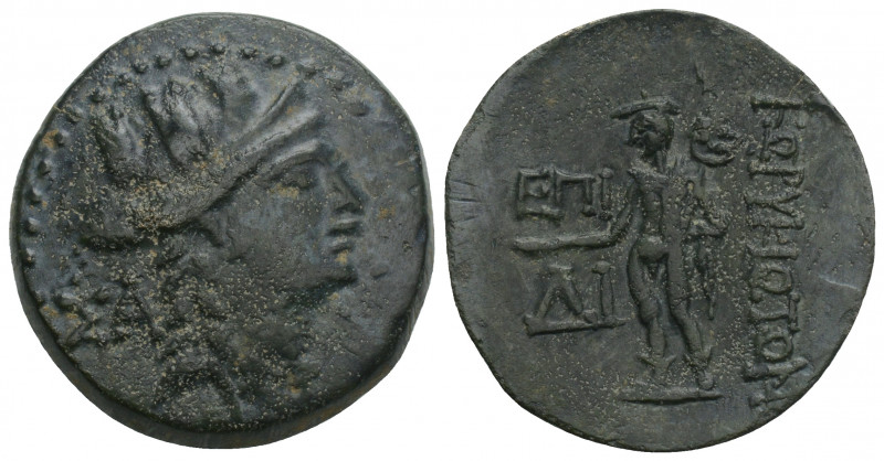 Greek
CILICIA. Korykos. Circa 1st Century BC. Æ 6.4gr. 23.1mm.