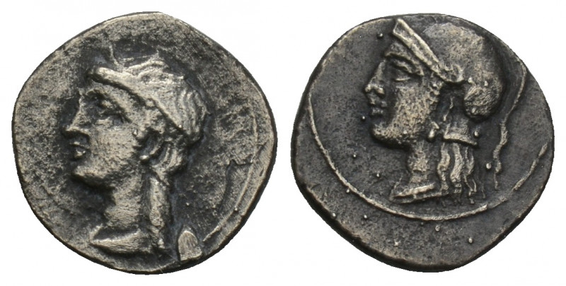 Greek 
CILICIA. Holmoi. Circa 380-375 BC. Obol 0.6gr. 10.7mm