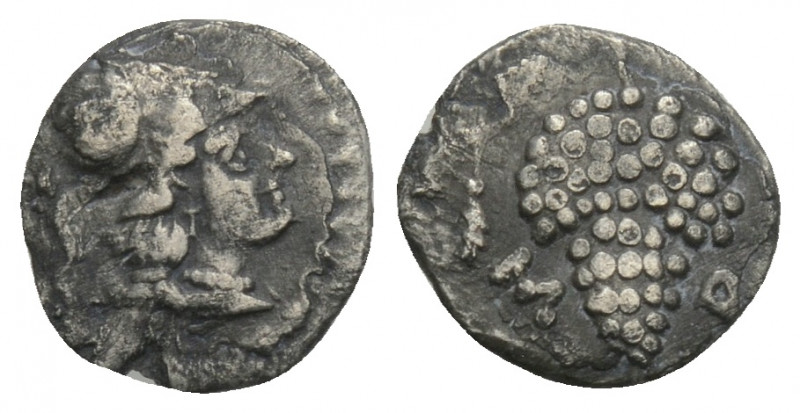 Greek 
Cilicia. Soloi 450-386 BC. Hemiobol AR 0.4gr. 8.9mm.