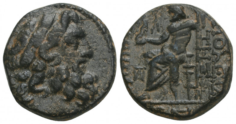 Greek
Seleucis and Pieria. Antioch circa 100-0 BC. Bronze Æ 6.2gr. 18.8mm.