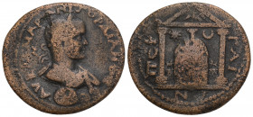 Roman Provincial 
Gordianus III. Pamphylia Perge (238-244) Æ 8.4gr. 27.6mm
ΑΥ ΚΑΙ ΜΑΡ ΑΝΤ ΓΟΡΔΙΑΝΟϹ ϹƐ laureate, draped and cuirassed bust of Gordian ...