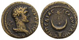 Roman Provincial 
Phrygia, Eucarpeia. Hadrian. A.D. 117-138. AE 2gr. 14.7mm