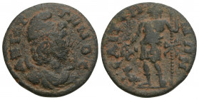 Roman Provincial
LYDIA. Saitta. Pseudo-autonomous issue. Assarion , time of Caracalla-Elagabalus, 198-222 3.9gr. 19.9mm