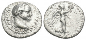 Roman Provincial 
CAPPADOCIA, Caesarea-Eusebia. Vespasian. AD 69-79. AR Didrachm 1.8gr. 15.5mm