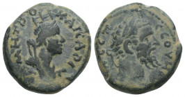 Roman Provincial 
Septimius Severus (193-211) Caesarea (Cappadocia) AE 3.9gr. 16.2mm.