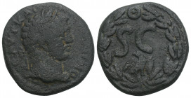 Roman Provincial 
Caracalla Æ 21mm of Antioch, Seleucis and Pieria. AD 205-207. 7.4gr. 22.2mm.