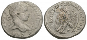 Roman Provincial Coins 
Syria, Seleucis and Pieria. Antiochia ad Orontem. Elagabalus. A.D. 218-222. tetradrachm 14gr. 25.6mm.