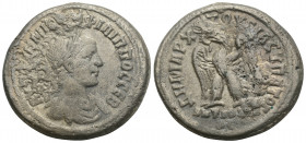 Roman Provincial
Syria. Antiochia. Philippus Arabs AD 244-249. Tetradrachm 12gr. 28.6mm.