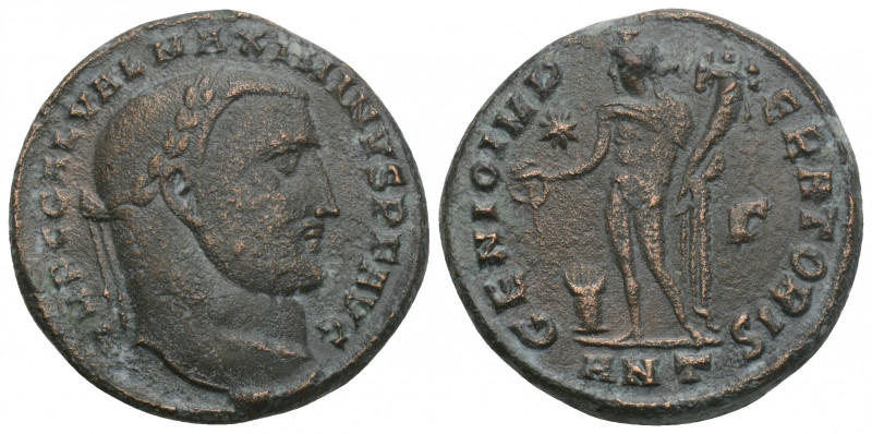 Roman Imperial 
Maximinus II Daza. A.D. 309-313. AE follis. Antioch 6.4gr. 22.8m...