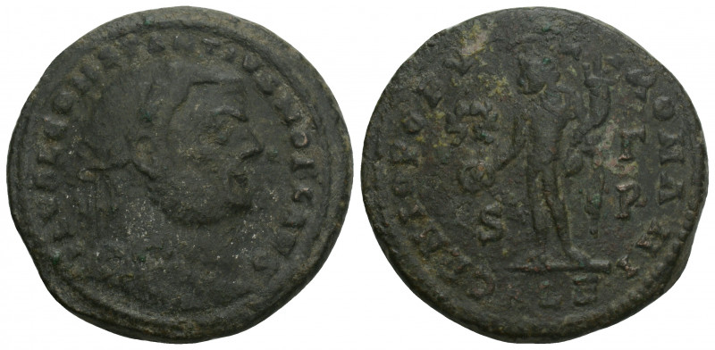 Roman Imperial
 Constantius I. Chlorus. Alexandria Follis 9.8gr. 26.4mm.