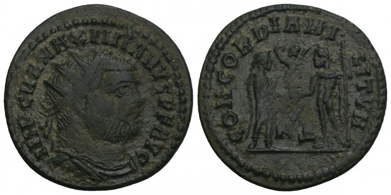 Roman Imperial 
Maximianus Herculius AD 286-305. Struck circa AD 295-299. Cyzicu...