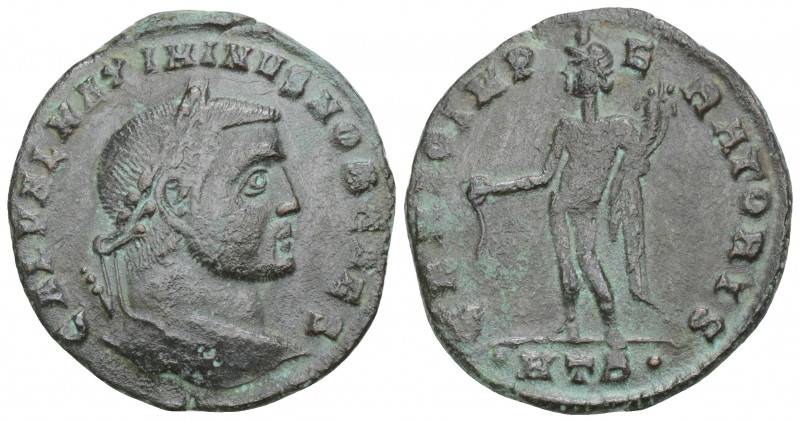 Roman Imperial 
Maximinus II as Caesar. Follis 305-308 AD, Heraclea 5gr. 25.9mm.