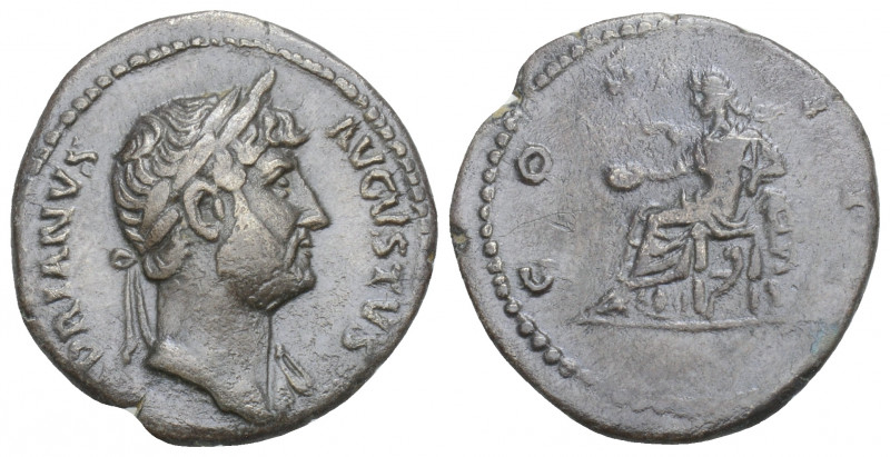 Roman Imperial
 Hadrianus (117-138 AD). Denarius (Rome), 128-132 AD 2.8gr. 19.4m...