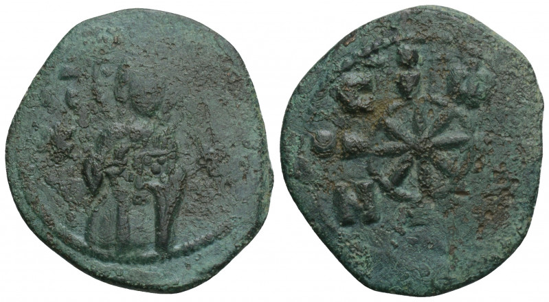 Byzantine
Nicephorus III. AD 1078-1081. AE Follis 4.2gr. 26.6mm.