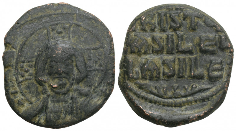 Byzantine 
Anonymous follis class A2 (attributed to the joint reign of Basil II ...