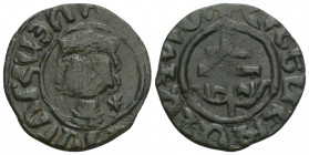 MEDIEVAL WORLD COINS 
Armenian Kingdom, Cilician Armenia. Levon I. 1198-1219. AE 2.8gr. 21.6mm.