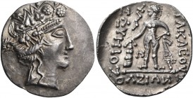 Central Europe. Lower Danube. Geto-Dacians. Mid 1st century BC. Tetradrachm (Silver, 32 mm, 16.09 g, 12 h), imitating the tetradrachms of Thasos. Celt...