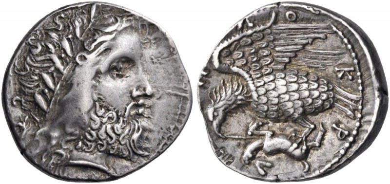 Bruttium. Lokroi Epizephyrioi. Circa 350-275 BC. Stater (22 mm, 7.71 g, 2 h). La...