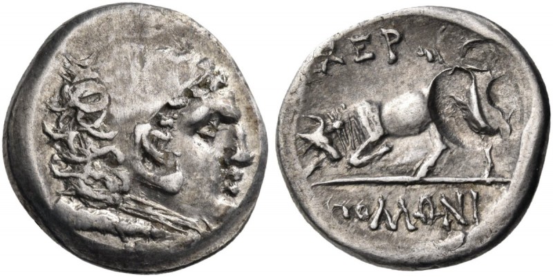 Tauric Chersonesos. Chersonesos. Late 3rd century BC. Drachm (Silver, 17 mm, 4.6...