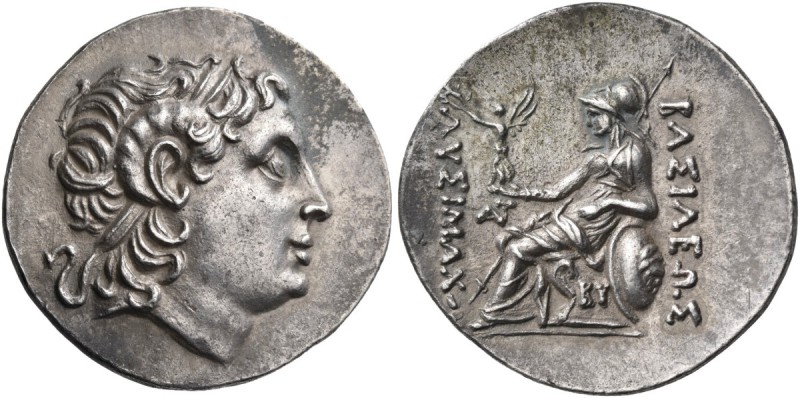 Kings of Thrace. Lysimachos, 305-281 BC. Tetradrachm (Silver, 32 mm, 16.83 g, 12...