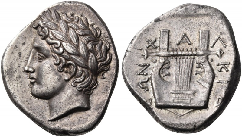 Macedon. Chalkidian League. Circa 432-348 BC. Tetradrachm (Silver, 24 mm, 14.60 ...