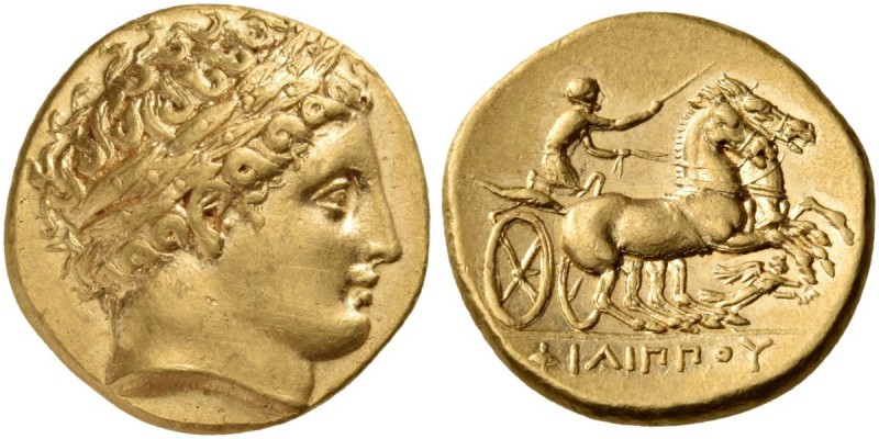 Kings of Macedon. Philip II, 359-336 BC. Stater (Gold, 17 mm, 8.60 g, 6 h), Pell...