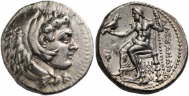 Kings of Macedon. Alexander III ‘the Great’, 336-323 BC. Tetradrachm (Silver, 25 mm, 17.21 g, 6 h), Babylon, 325-323. Head of Herakles to right, weari...