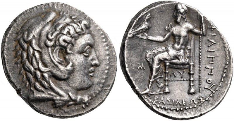 Kings of Macedon. Philip III Arrhidaios, 323-317 BC. Tetradrachm (Silver, 27 mm,...