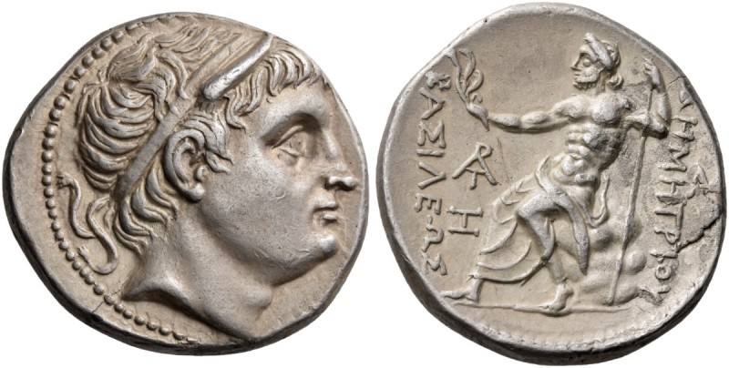 Kings of Macedon. Demetrios I Poliorketes, 306-283 BC. Tetradrachm (Silver, 27 m...