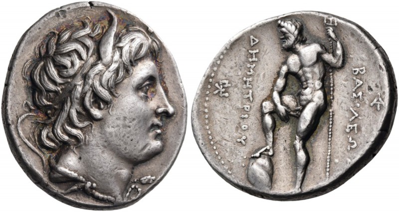 Kings of Macedon. Demetrios I Poliorketes, 306-283 BC. Tetradrachm (Silver, 29 m...