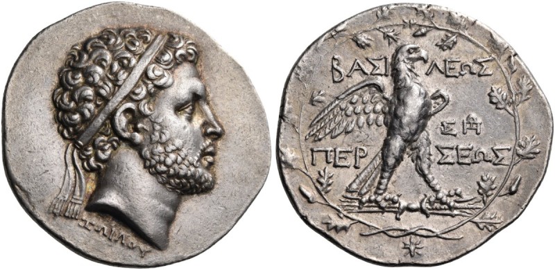 Kings of Macedon. Perseus, 179-168 BC. Tetradrachm (Silver, 32 mm, 16.99 g, 6 h)...