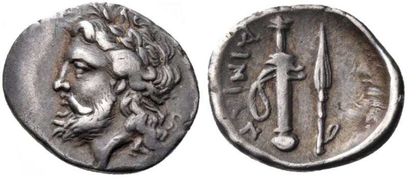 Thessaly. Ainianes. Circa 400-344 BC. Obol (Silver, 12 mm, 0.88 g, 11 h), Hypata...