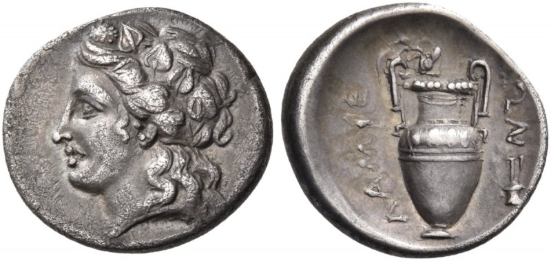Thessaly. Lamia. Circa 360s-350s BC. Hemidrachm (Silver, 16 mm, 2.84 g, 12 h). H...