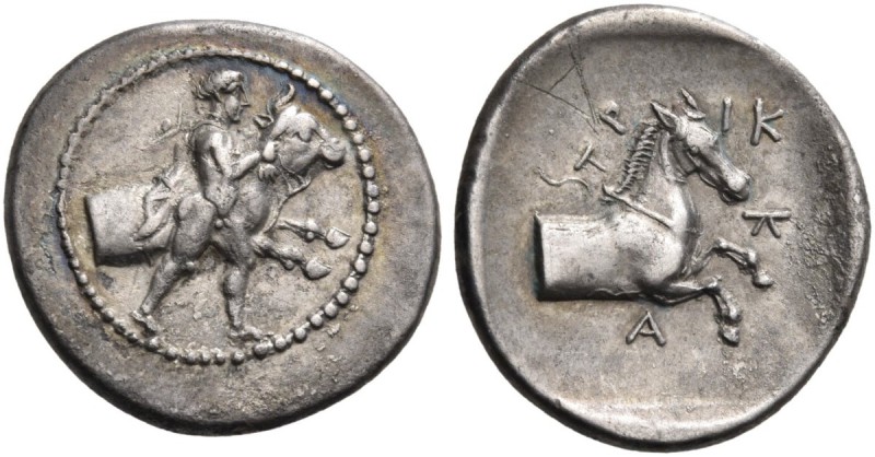 Thessaly. Trikka. Circa 440-400 BC. Hemidrachm (Silver, 16 mm, 2.91 g, 2 h). You...