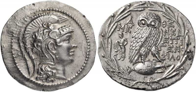 .Attica. Athens. 135/4 BC. Tetradrachm (Silver, 33 mm, 16.76 g, 12 h), New style...