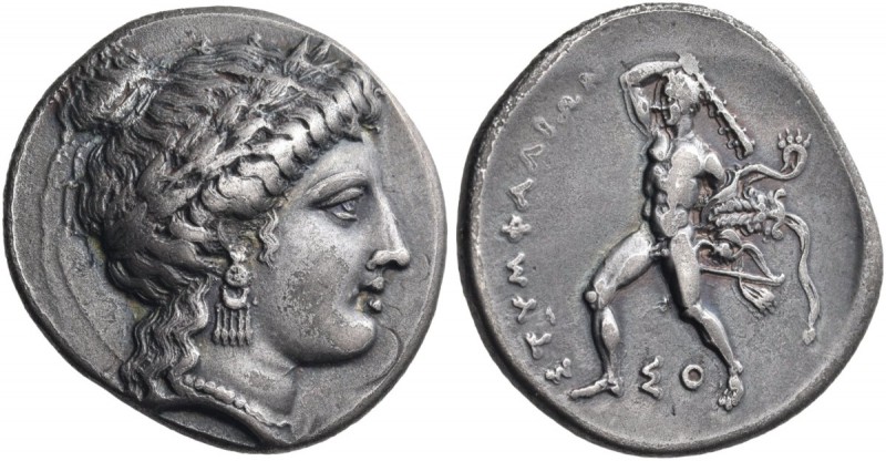 Arkadia. Stymphalos. Circa 350 BC. Stater (Silver, 24 mm, 11.67 g, 3 h), So........