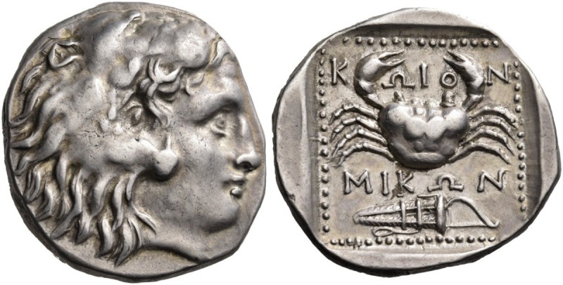 Islands off Caria. Kos. circa 285-258 BC. Tetradrachm (Silver, 27 mm, 15.02 g, 4...
