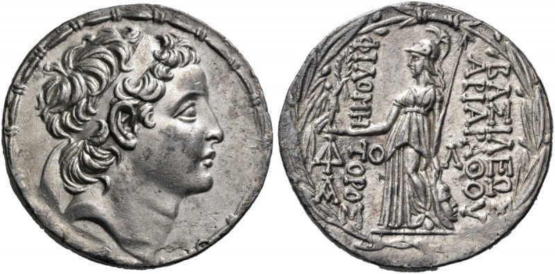 Kings of Cappadocia. Ariarathes VII Philometor, circa 112/0-100 BC. Tetradrachm ...