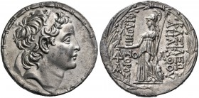 Kings of Cappadocia. Ariarathes VII Philometor, circa 112/0-100 BC. Tetradrachm (Silver, 28 mm, 16.19 g, 12 h), 'Mint A' = Eusebeia-Mazaka, 107/6- 104...