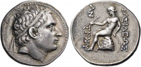 Seleukid Kings of Syria. Antiochos III ‘the Great’, 223-187 BC. Tetradrachm (Silver, 30 mm, 16.71 g, 12 h), Uncertain mint in western Mesopotamia or A...