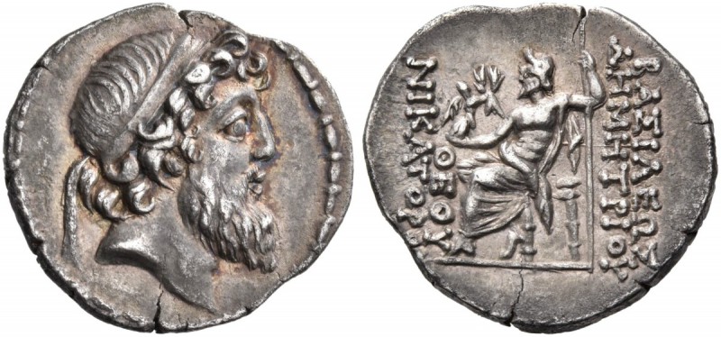 Seleukid Kings of Syria. Demetrios II Nikator, second reign, 129-126/5 BC. Drach...