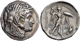 Ptolemaic Kings of Egypt. Ptolemy I Soter, as satrap, 323-305 BC. Tetradrachm (Silver, 29 mm, 15.45 g, 11 h), struck in the name of Alexander III "the...