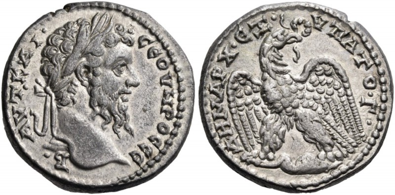 Seleucis and Pieria. Antioch. Septimius Severus, 193-211. Tetra­ drachm (Silver,...